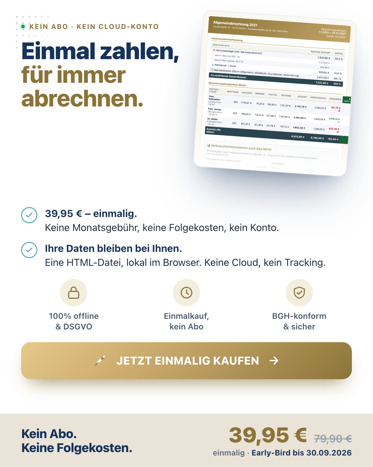 Kein Abo